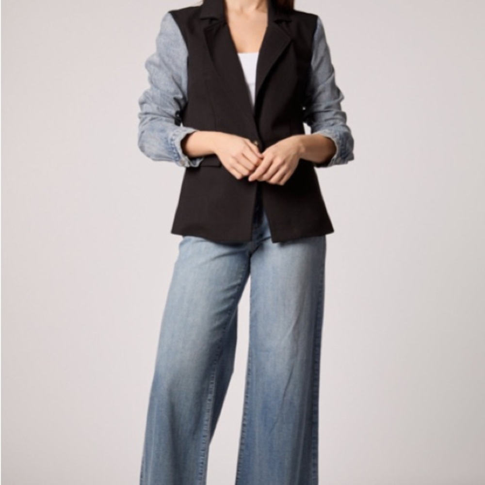 Blue Revival Black and blue Women's Blazer